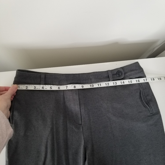 Talbots Gray Stretch Trousers Size 12 - Picture 4 of 13
